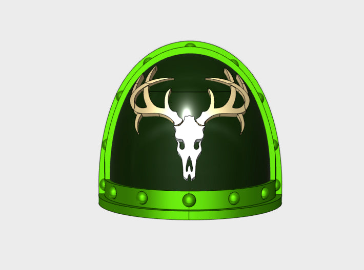 10x Wild Hunt - G:2a Shoulder Pads 3d printed