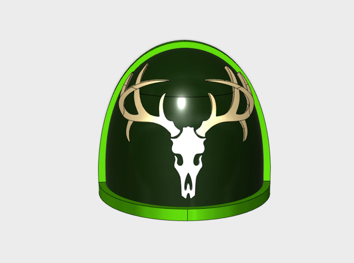 10x Wild Hunt - G:4a Shoulder Pads 3d printed