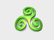 60x Triskelion - Shoulder Insignia pack 3d printed
