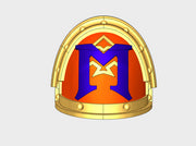 10x Thousand Legion - G:3a Shoulder Pads 3d printed