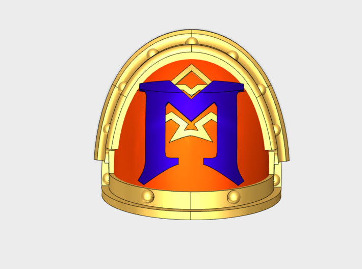 10x Thousand Legion - G:3a Shoulder Pads 3d printed