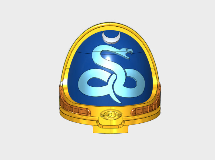 10x Cult of Destruction - Right Osiris Shoulders 3d printed