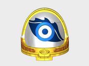 10x Cult of Prophecy - Right Osiris Shoulders 3d printed