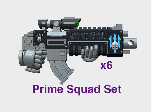 Neptune Spears Primefire X1s : Prime Squad Set 3d printed