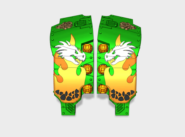 Dragon Head: Full Atlas Pattern Kit 3d printed