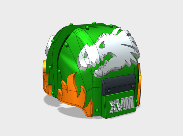 Dragon Head: Full Atlas Pattern Kit 3d printed