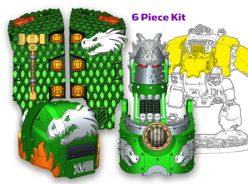 Drake Lord: Full Atlas Pattern Kit 3d printed