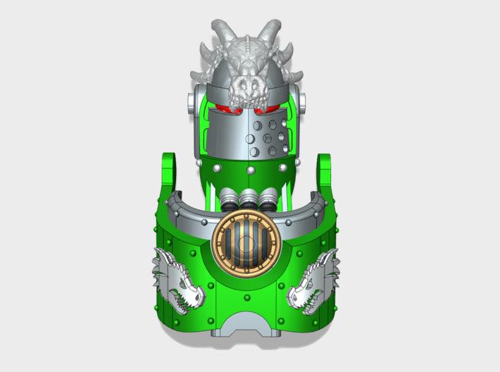 Dragon Head: Atlas Sarcophagus Set 3d printed