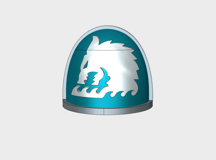 10x Sea Wolves - G:4a Shoulder Pads 3d printed