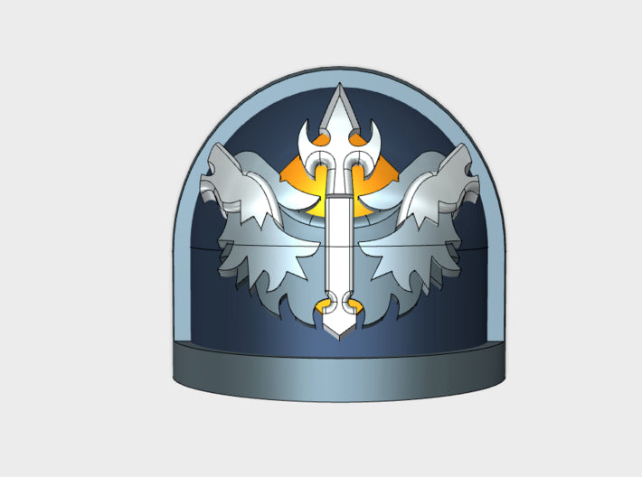 10x Wolf Spears - G:7a Shoulder Pads 3d printed