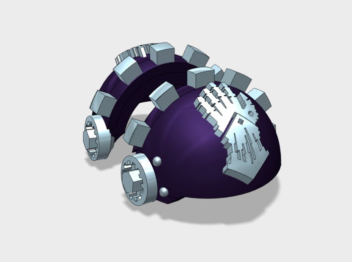 5x Cybornauts - T:3g Tartaros Shoulder Sets 3d printed