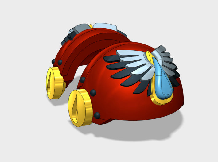 5x Angel Tears - T:3a Tartaros Shoulder Sets 3d printed