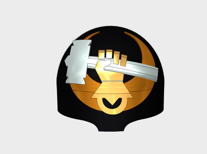 10x Hammers of Dorn - T:1a Terminator Shoulders 3d printed