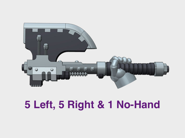 11x Energy Axe: Clangear 3d printed