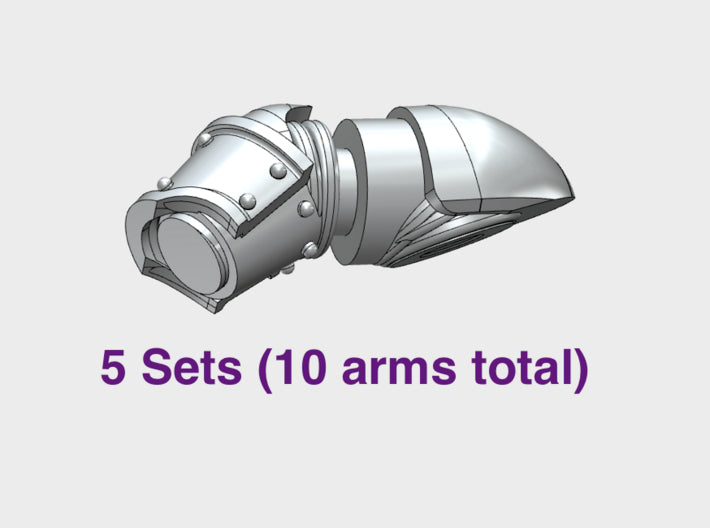 Gen:3 Iron - Adjustable Arms 3d printed Small = 5 Sets / Medium = 10 Sets