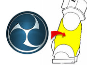 20x Mitsu Tomoe - Small Bent Insignias (5mm) 3d printed