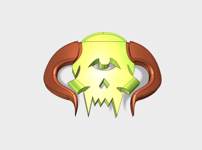 60x Cyclop Demon - Shoulder Insignia pack 3d printed