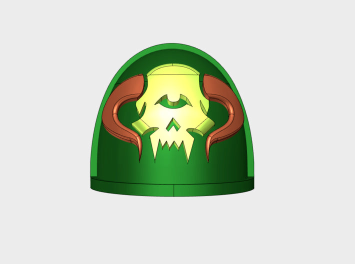 10x Cyclop Demon - G:4a Shoulder Pads 3d printed