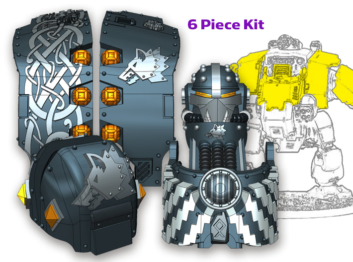 Iron Wolves : Full Atlas Pattern Kit 3d printed