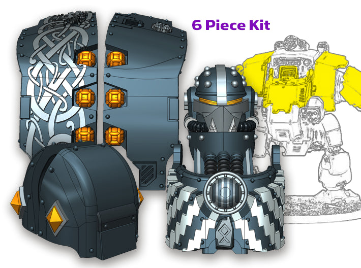 Wolf Pack: Full Atlas Pattern Kit 3d printed