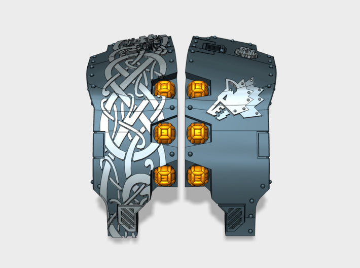 Iron Wolves: Atlas Pat. Carapace 3d printed