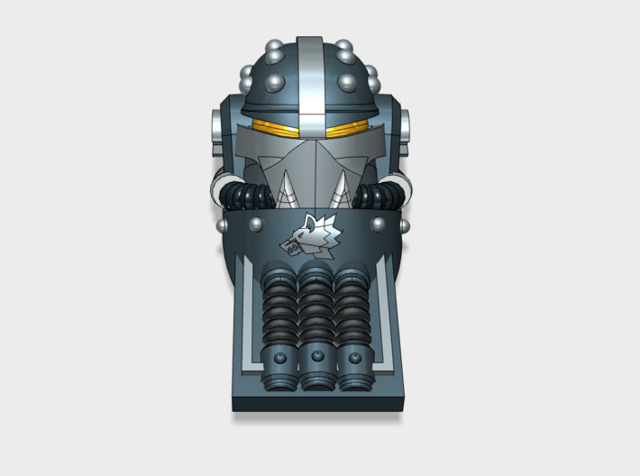 Iron Wolves: Atlas Pat. Headplate 3d printed