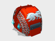 Storm Wolves: Atlas Pat. Shoulders 3d printed