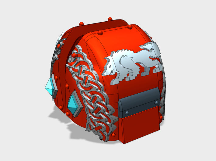 Storm Wolves: Atlas Pat. Shoulders 3d printed