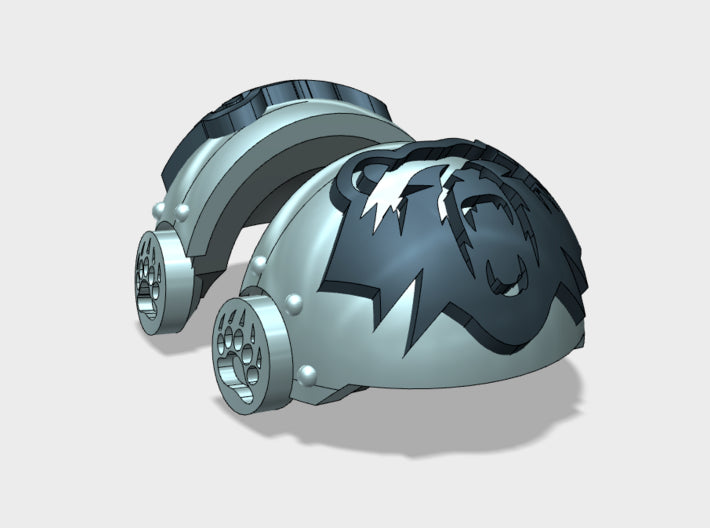 5x Iron Bears - T:3a Tartaros Shoulder Sets 3d printed