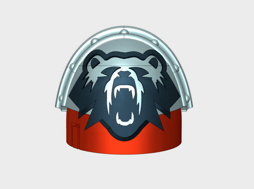 10x Iron Bears - Stormguard Pauldrons 3d printed