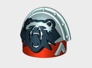 10x Iron Bear Support - Stormguard Pauldrons 3d printed