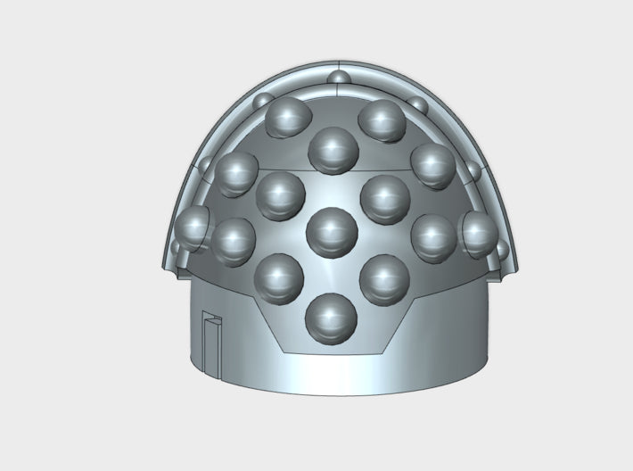 10x Studded - Stormguard Pauldrons 3d printed