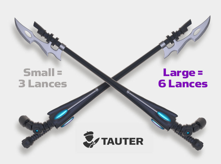 Eldar Glimmer Lances: Set 4 3d printed