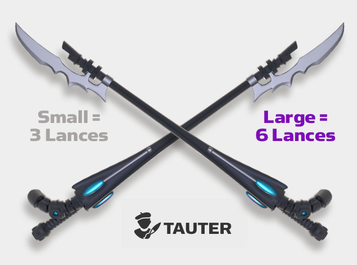 Eldar Glimmer Lances: Set 7 3d printed