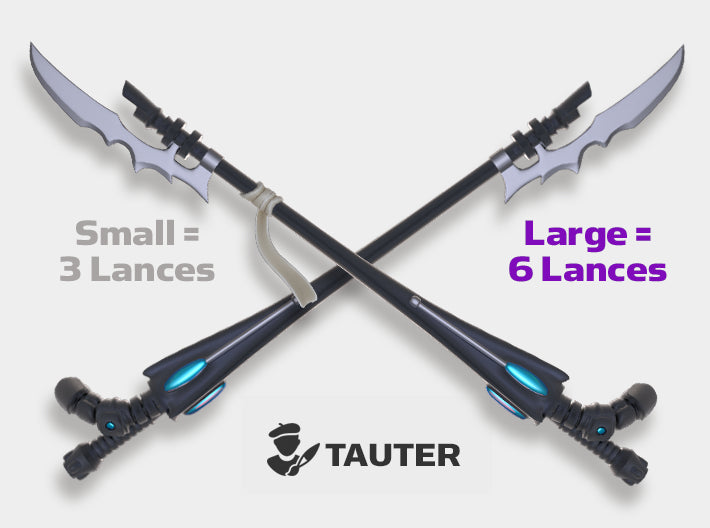 Eldar Glimmer Lances: Set 9 3d printed