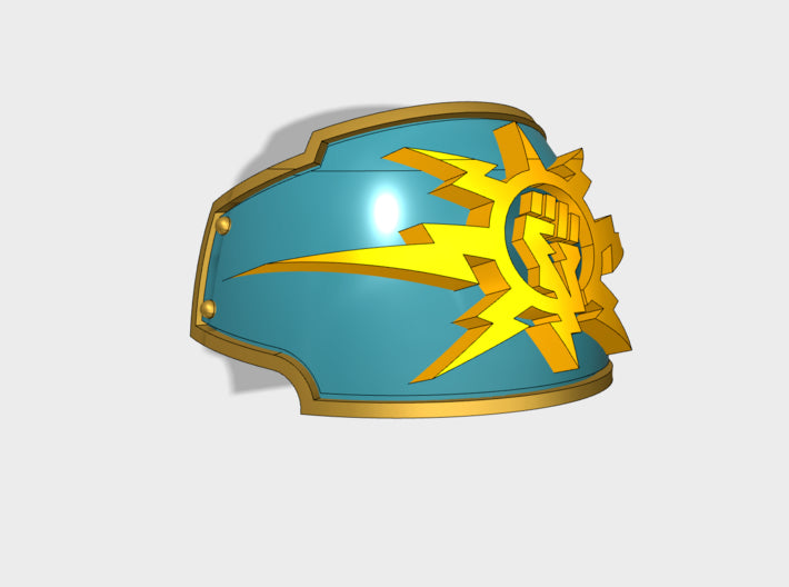 10x Stormfist - Brethren Plate (L&amp;R) 3d printed