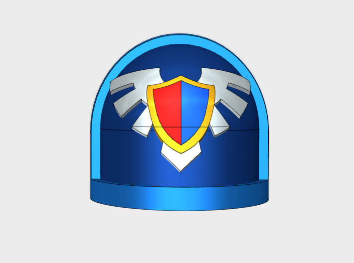 10x Shield Angels - G:7a Shoulder Pads 3d printed