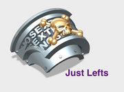 10x Xenos Hunters - Left Cataphractii Shoulder pad 3d printed This set contains ONLY LEFT Shoulder pads