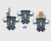 10x Xenos Hunters - Prime:1 PACs [Squad] 3d printed Designed for the new, bigger “Prime” Marine models