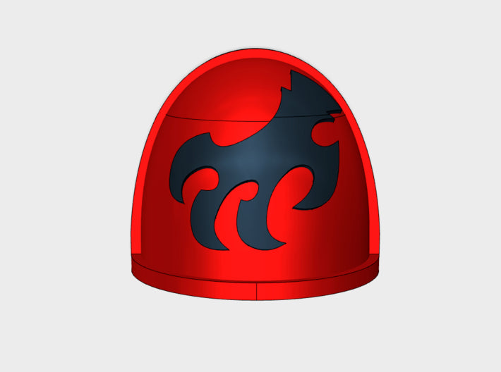 10x Black Talons - G:4a Shoulder Pads 3d printed