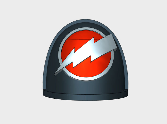 10x Black Guard - G:4a Shoulder Pads 3d printed