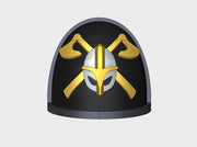 10x Norse Raiders - G:4a Shoulder Pads 3d printed