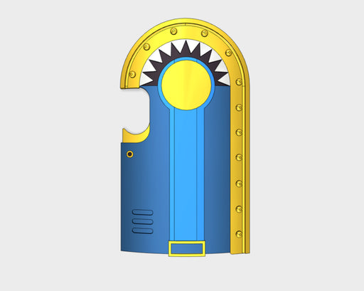 Base - Egyptian Boarding Shields 3d printed Small = 1 Shield | Medium = 5 Shields | Large = 10 Shields