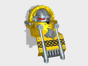 Shaggy Wolf: War-Suit Headpiece 3d printed