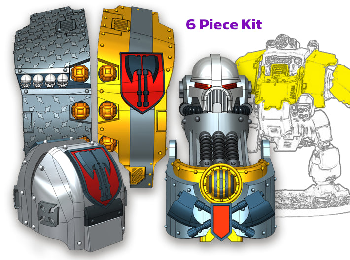 Executioners: Full Atlas Pattern Kit 3d printed