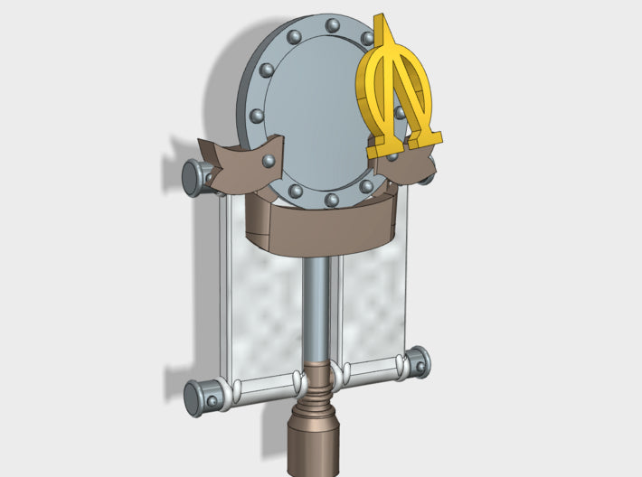 B1-Mag Vexilla w/Prime:1 PAC [Insignia-Ready] 3d printed Works with our Flat Vehicle Insignia sets.