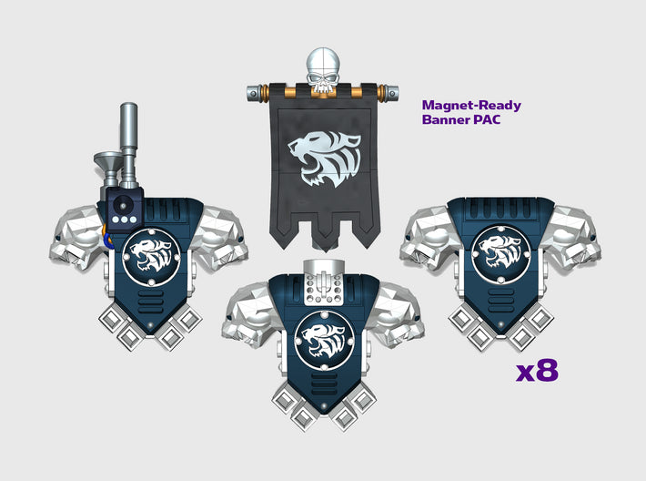 Silver Tigers - Prime:1 Tiger PACs [Squad 1] Mag. 3d printed