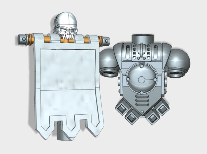 B2-Mag Vexilla w/Prime:1 PAC 3d printed Size = Quantity per Sprue. / S=1, M=2, L=4