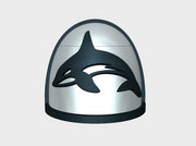 10x Killer Whales- G:4a Shoulder Pads 3d printed