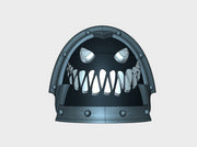 10x Sinister Grin - Abhorrent Shoulder Pads 3d printed